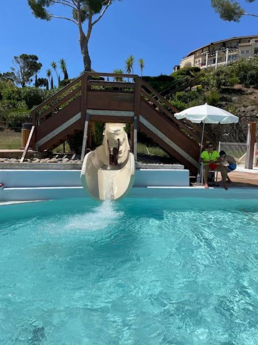 Superbe Appartement Village Cap Esterel 4P Climatise แซ็งต์-ราฟาเอล ภายนอก รูปภาพ